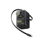 محول سفر عالمي من بيسوس إينركور CG11 - 2AC+2U+2C بقوة 70W