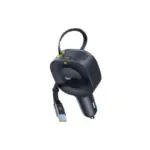 ⁦شاحن سيارة بيزس PrimeTrip VR2 مع كابل قابل للسحب USB-C + USB-C بقوة 30W⁩ - الصورة ⁦3⁩