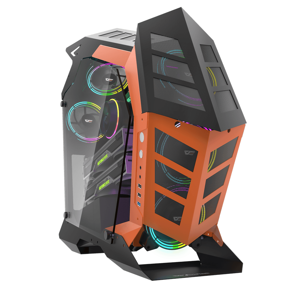 darkflash knight k1 atx pc case large