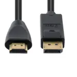 ⁦كابل ديتك من Display Port إلى HDMI ذكر إلى ذكر - 3 متر⁩ - الصورة ⁦2⁩