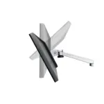Gamvity 2-in-1 Adjustable Monitor & Laptop Arm Stand (17"–32" Monitor | 10"–15.6" Laptop) - Image 5
