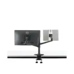 Gamvity Height Adjustable Universal Tablet and Laptop Mount Monitor Stand Arm OL-3T - Black - Image 2
