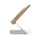 Gamvity Modern Ergonomic Adjustable Acrylic Book & Laptop Stand – Foldable & Portable - Image 3