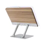 Gamvity Modern Ergonomic Adjustable Acrylic Book & Laptop Stand – Foldable & Portable - Image 4