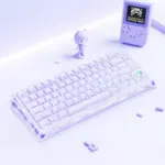 GravaStar Mercury V75 75% Hall Effect Magnetic Switch Gaming Keyboard - Lavender Purple