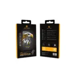 حامي شاشة ليبرتي جارد 2.5D كامل التغطية ذو حافة سوداء شفافة من الجيل الثالث - زجاج مقوى ثلاثي مع أداة تركيب - لهاتف آبل آيفون 17 برو ماكس