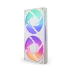 مروحة NZXT F240 RGB كور إطار مفرد - أبيض