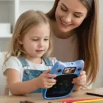 Porodo Kids Drawing & Writing Board with 95 Guided Drawings & 3.0″ IPS Display