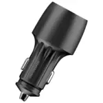 Powerology Velox 66W Dual-Port Car Charger - Black - Image 3