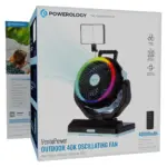 ⁦مروحة باورولوجي فينتوباور الخارجية 40K المتأرجحة - أزرق/أسود⁩ - الصورة ⁦4⁩