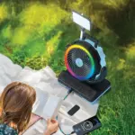 Powerology VentoPower Outdoor 40K Oscillating Fan - Blue/Black