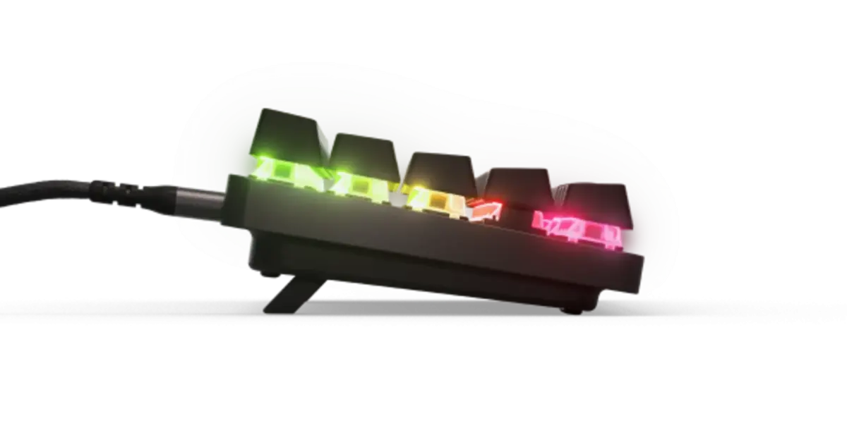 ⁦لوحة مفاتيح الألعاب ستيل سيريس أبكس برو ميني الجيل الثالث - إنجليزية أمريكية⁩ - الصورة ⁦3⁩