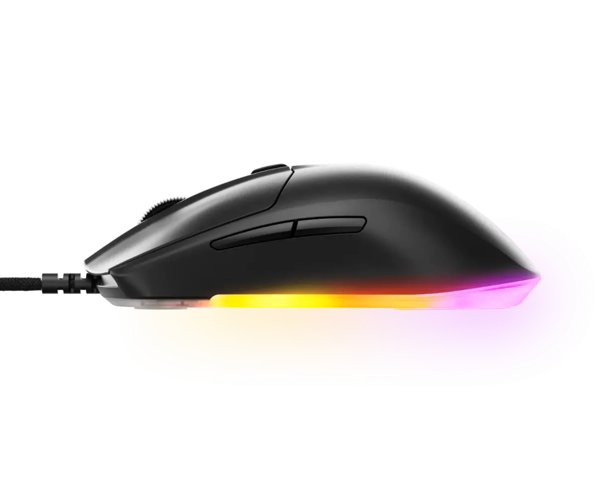 ⁦فأرة ألعاب سلكية ستيلسيريس رايفل 3 الجيل الثاني - أسود (الولايات المتحدة)⁩ - الصورة ⁦3⁩