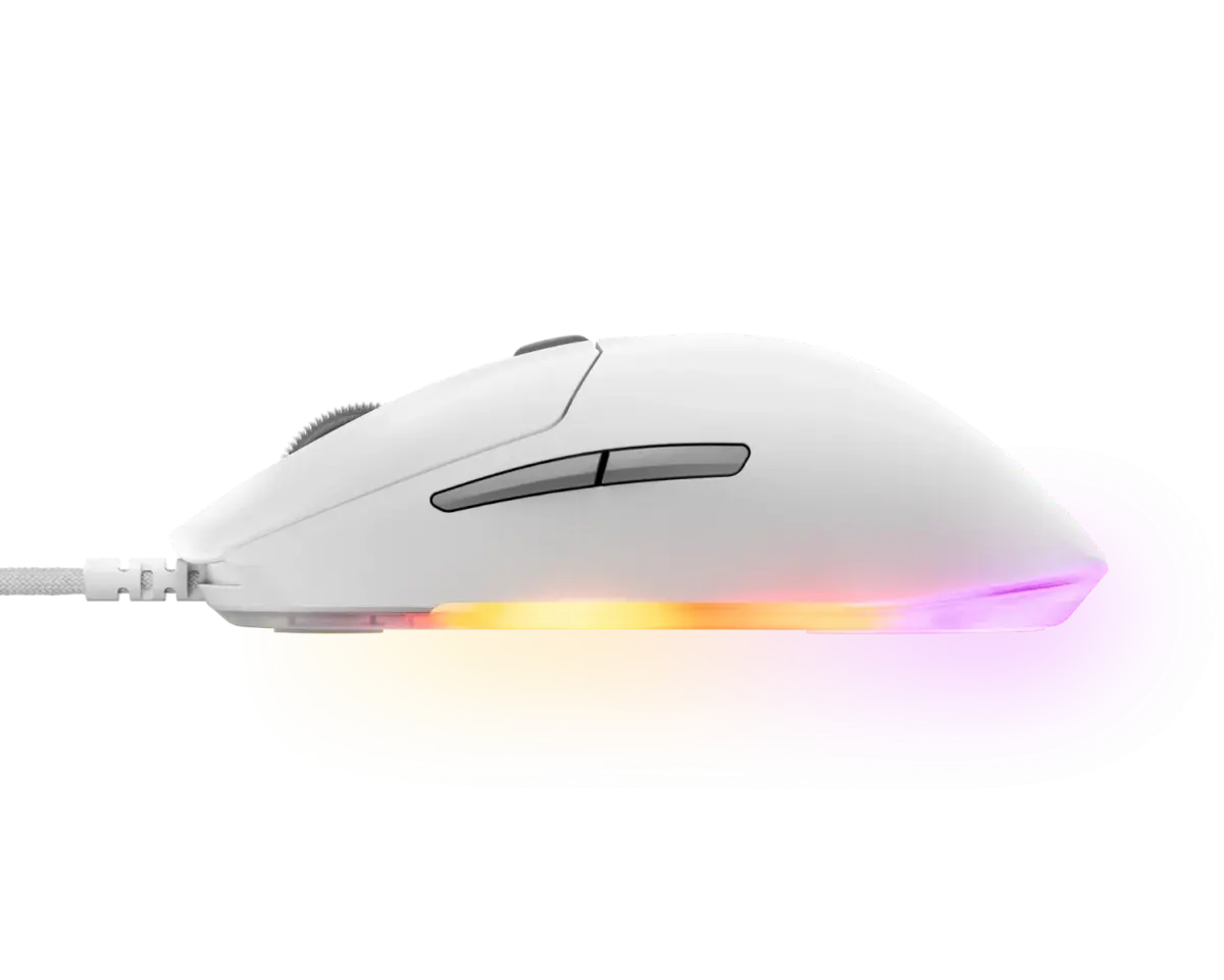 SteelSeries Rival 3 Gen 2 Wired Gaming Mouse - White US - Image 3