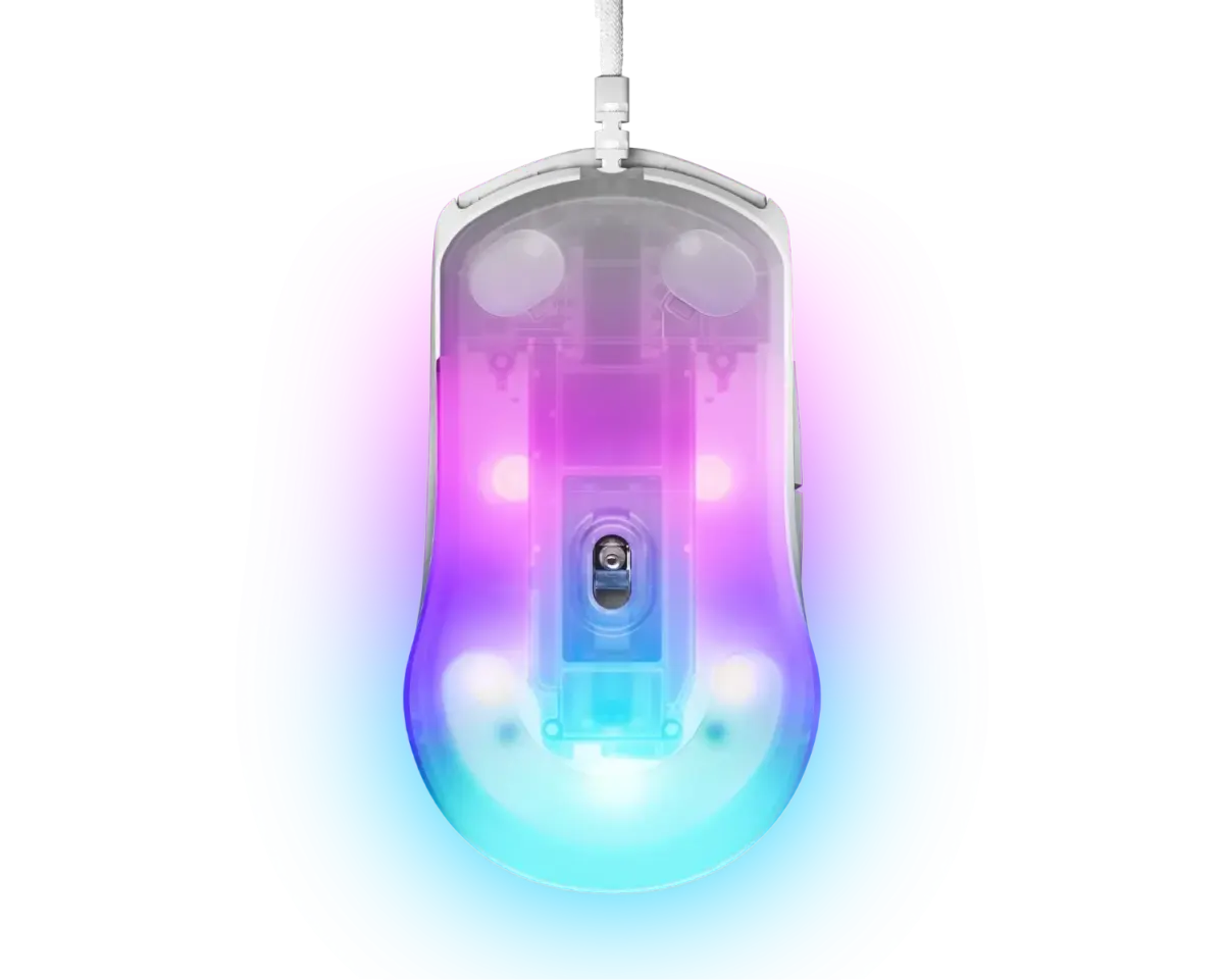 SteelSeries Rival 3 Gen 2 Wired Gaming Mouse - White US - Image 4