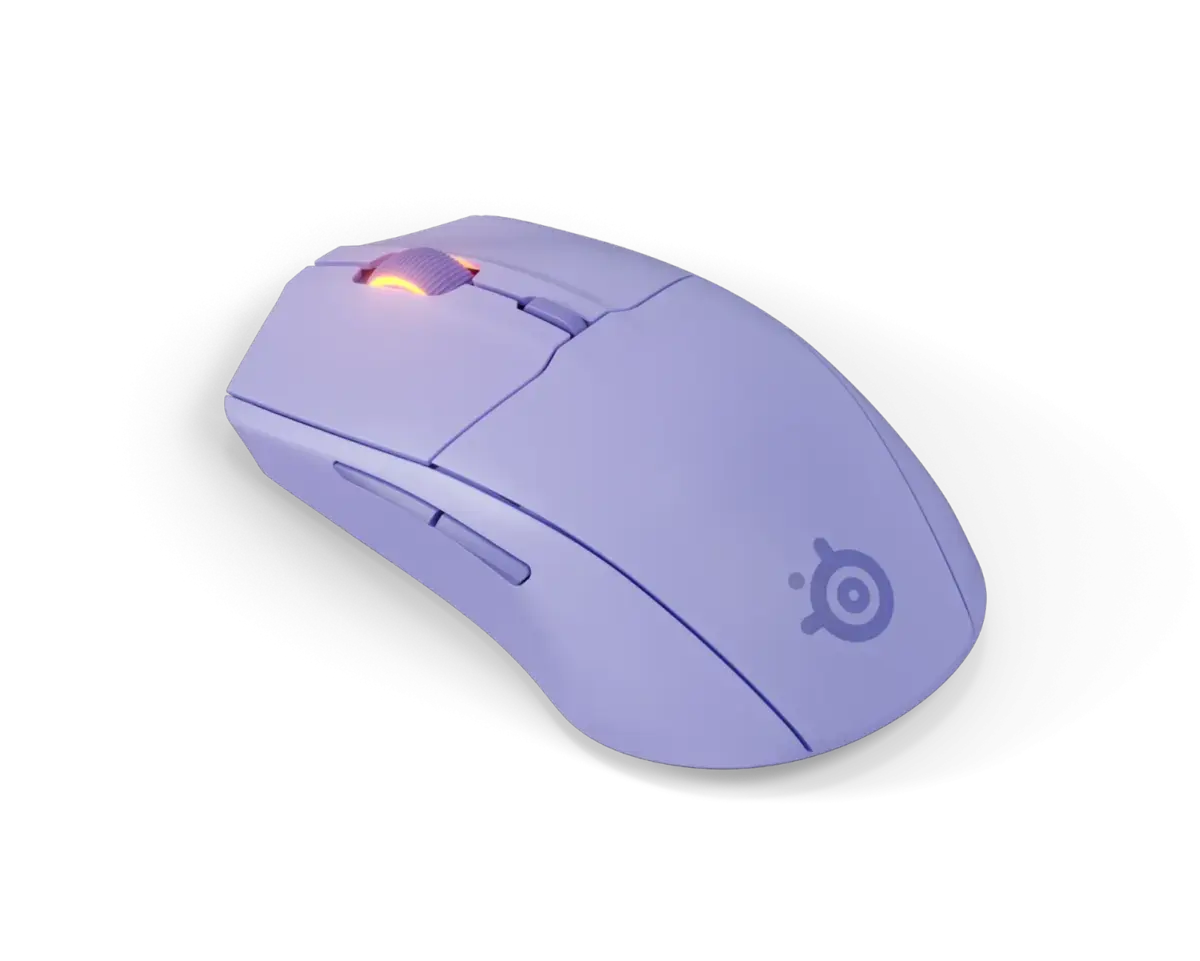 SteelSeries Rival 3 Wireless Gen 2 Gaming Mouse - Lavender US - Image 2