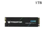 Acer Predator GM6 1TB NVMe PCIe Gen 4x4 M.2 SSD Read Speed Upto 7200, Write Upto 6200