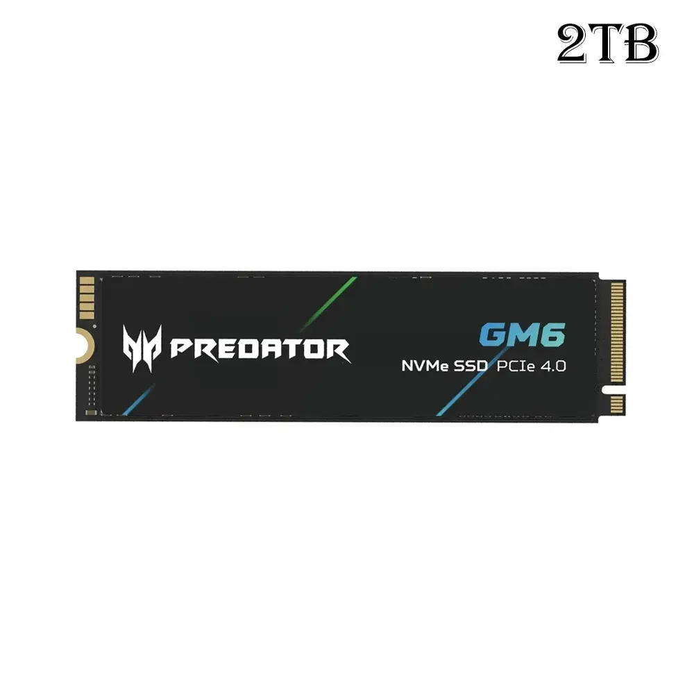 acer predator gm6 2tb nvme pcie gen 4x4 m 2 ssd read speed upto 7200 write upto 6200 large