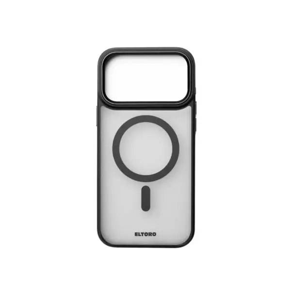 Eltoro Magsafe Smoke Rubberized Case for iPhone 17 Pro - Black