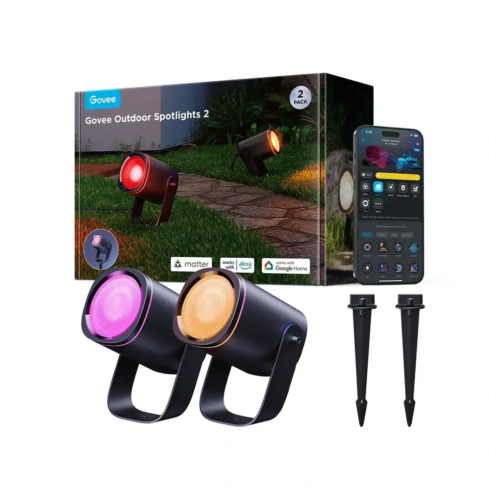 govee rgbicww outdoor spotlights 2 pack h7093 large
