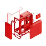 Hyte X50 Modern Performance Atx Case - Wild Cherry - Image 4