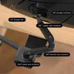 Ingrem Floating Table - White (Left Rudder) - Image 4