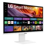 Lg 32" 4k Uhd Ips Smart Monitor With Webos And Usb Type-c Pd 90w - White - Image 2