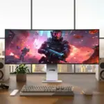 Lg 49" Ultrawide 144hz, 1ms, Dual Qhd Nano Ips Curved Monitor - White