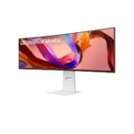 Lg 49" Ultrawide 144hz, 1ms, Dual Qhd Nano Ips Curved Monitor - White - Image 3