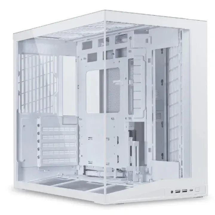 lian li o11 dynamic mini v2 atx mid tower gaming case white fans not included large