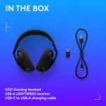 Logitech - G321 LIGHTSPEED Wireless Over-the-Ear Bluetooth Gaming Headset for Windows, PS4, PS5, Nintendo Switch, Mobile - Black - Image 8