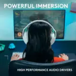 Logitech - G321 LIGHTSPEED Wireless Over-the-Ear Bluetooth Gaming Headset for Windows, PS4, PS5, Nintendo Switch, Mobile - White - Image 4