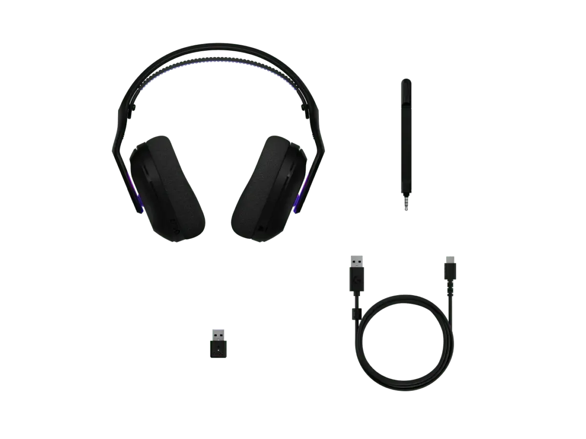 Logitech G522 LIGHTSPEED Wireless Gaming Headset with LIGHTSYNC RGB - Black - Image 5