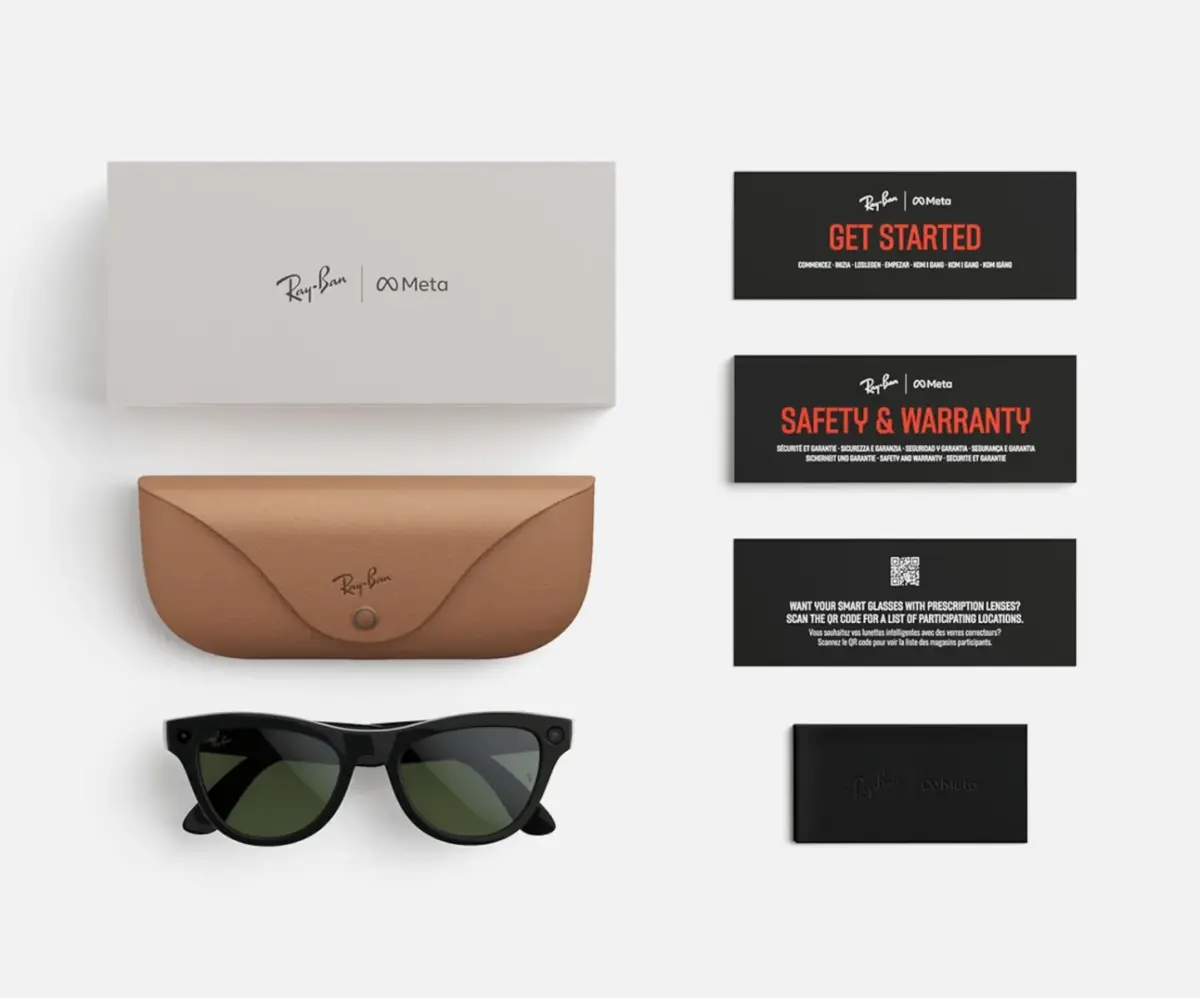 Meta Ray-ban Skyler (Gen 2) Rw4014 Shiny Black Frame With G15 Green Lenses 601/7152 - Image 6