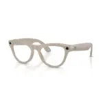 Meta Ray-ban Skyler (Gen 2) Rw4014 Shiny Chalky Grey Frame With Transitions Sapphire Lenses 6700mf52