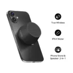 Momax 1-Vibe Go Lite Magnetic Wireless Speaker - White - Image 2