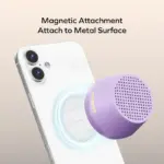 Momax 1-Vibe Go Lite Magnetic Wireless Speaker - White - Image 7