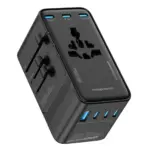 Powerology Spetrova GaN Multi-Port Universal Adapter - Black