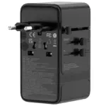 Powerology Spetrova GaN Multi-Port Universal Adapter - Black - Image 6