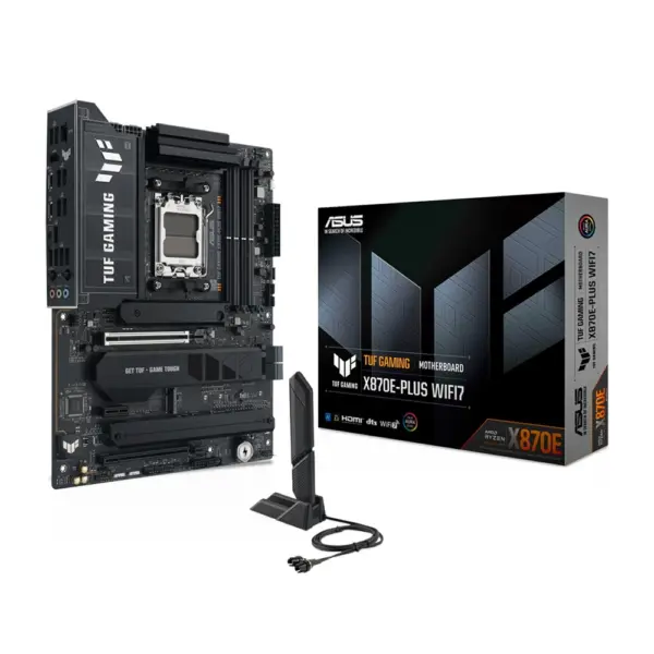 Asus Tuf Gaming X870E-Plus Wifi7 PCIe 5.0 Ai PC Ready AMD Gaming MotherBoard