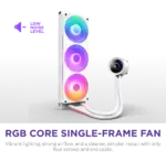 NZXT Kraken 360 RGB V2 360mm AIO Liquid Cooler - White - Image 3