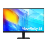 شاشة سامسونج ViewFinity S8 قياس 32 بوصة بدقة 4K ولوحة VA - موديل LS32D806EAMXUE