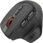 Redragon Bullseye M806 PRO Gaming Mouse, Up to 26000 Dpi, PAW3395 Sensor, 7 Programmable Buttons, 3-Mode Connection, 5 Decent Backlit Modes, Black - Image 2