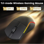 Redragon Tri-Mode Wireless Gaming Mouse M816-STD DEICIDE STANDARD, 24K DPI Ultra-Light Mouse Gaming, RGB, 6 Full Programmable Buttons Mice, Software Support, 200Hrs Long Battery Life for PC, Mac - Image 2