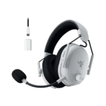 BlackShark V3 Pro Wireless ANC Gaming Headset, HyperSpeed 2.4 GHz + Bluetooth, Detachable 12 mm Mic, TriForce 50 mm Drivers, Hybrid ANC, Up to 70 Hrs, PC & Console, White | RZ04-05400200-R3M1 White