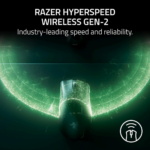 ⁦ماوس الألعاب Razer DeathAdder V4 Pro – بدقة 45,000 DPI، وسرعة 900 IPS، ومفاتيح بصرية من الجيل الرابع، ومعدل استجابة 8,000 هرتز، و6 أزرار (أبيض)⁩ - الصورة ⁦3⁩