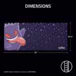 Razer - Gigantus V2 Cloth Gaming Mouse Pad (XXL) - Pokémon Gengar Edition - Image 5