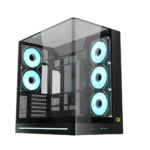 ⁦XIGMATEK PANO II ARGB Gaming Mid-Tower Gaming PC Case – Black-ar⁩ - الصورة ⁦5⁩