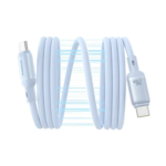 ⁦كابل Baseus PicoGo المغناطيسي من USB-C إلى USB-C بقوة 240 واط وطول 1 متر - أزرق⁩ - الصورة ⁦3⁩