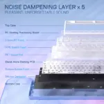 Redragon STAR BLADE K707 PRO 87 Keys TKL Wireless Mechanical Keyboard - Image 6